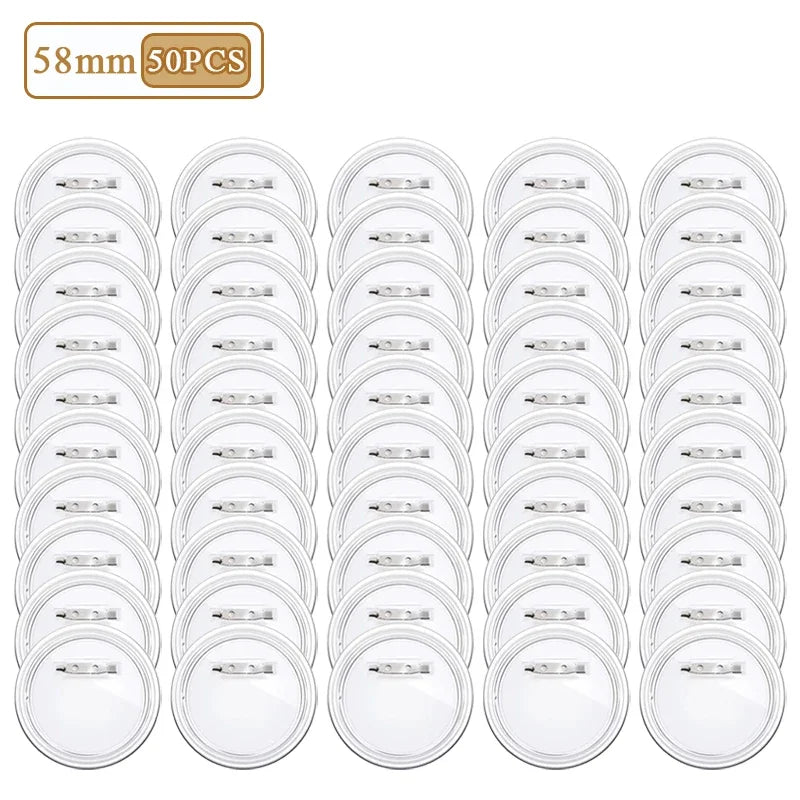 Badge Making Kit Round DIY Pin Button Supplies for Custom Name Tags Brooches Cosplay Party Craft Halloween Gift Christmas Gift