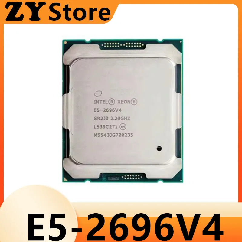 Intel Xeon E5-2696V4 2.2GHz 22 Cores 44 Threads 55M 150W 14NM E5 2696V4 CPU E5 2696 V4 Package LGA 2011-3