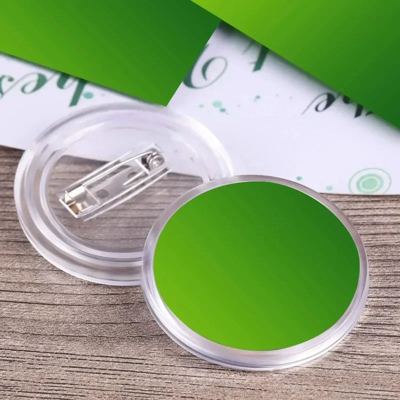 Badge Making Kit Round DIY Pin Button Supplies for Custom Name Tags Brooches Cosplay Party Craft Halloween Gift Christmas Gift