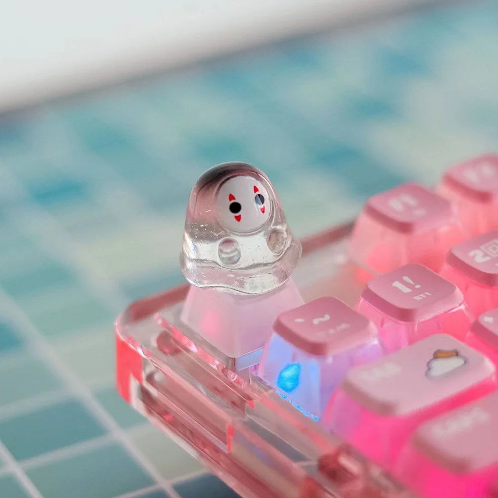 Cartoon Halloween Backlit Clear Keycap Mechanical Keyboard Cap Cute Diy Ghost Gaming Keycaps for Cherry Mx Switch