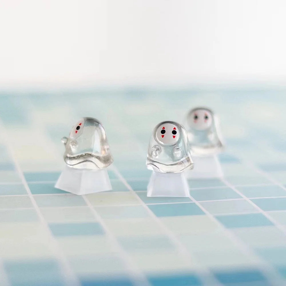 Cartoon Halloween Backlit Clear Keycap Mechanical Keyboard Cap Cute Diy Ghost Gaming Keycaps for Cherry Mx Switch