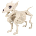 Halloween Creative Home Ornament Animal Skeleton Decoration Little Wolf Skeleton Indoor Outdoor Garden Halloween Decoration