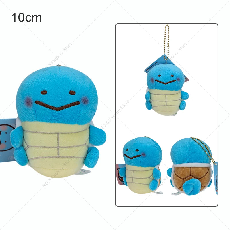 6 Styles Pokemon Gengar Eevee Bulbasaur Squirtle Charmander Plush Doll Backpack Pendant Keychain Stuffed Toy Halloween Gift