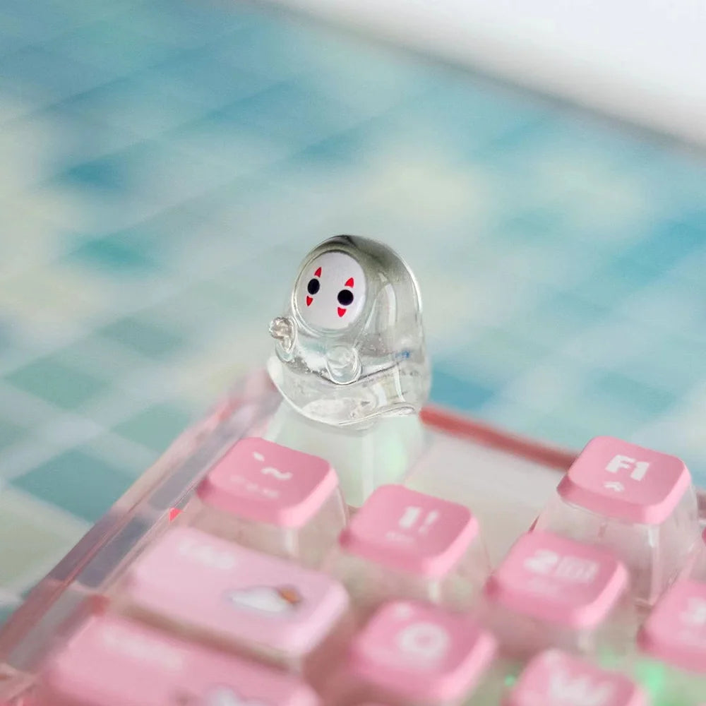 Cartoon Halloween Backlit Clear Keycap Mechanical Keyboard Cap Cute Diy Ghost Gaming Keycaps for Cherry Mx Switch
