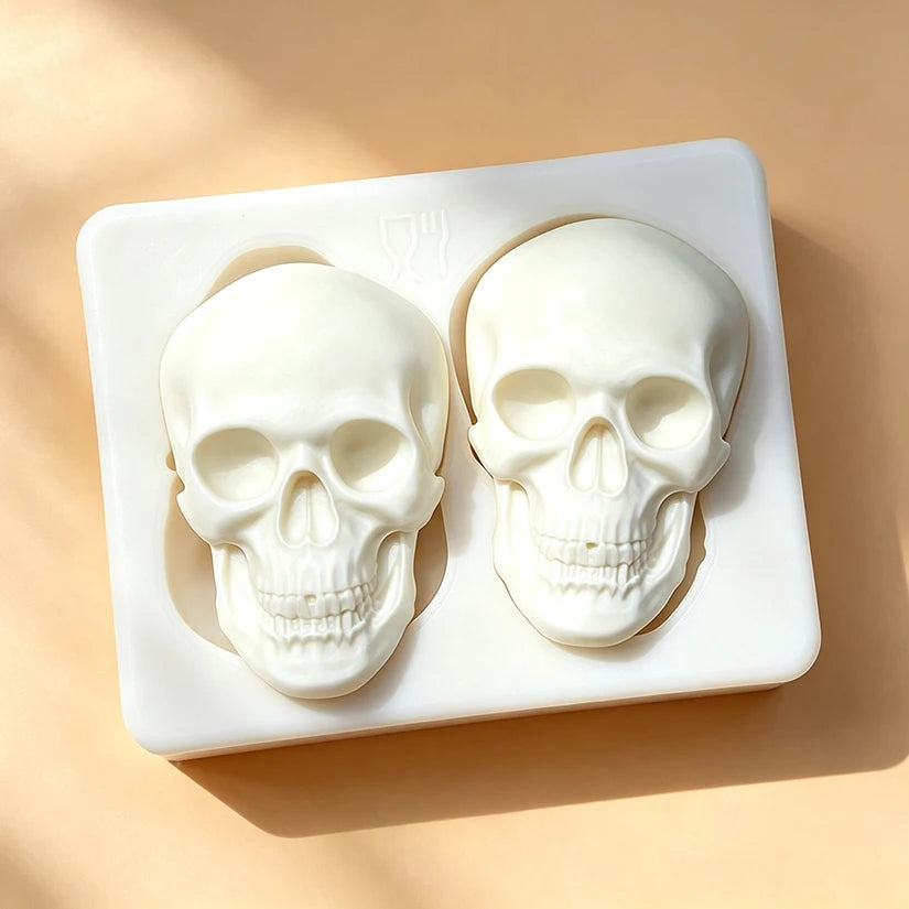 Skull Halloween Silicone Cake Baking Mold Sugarcraft Chocolate Cupcake Resin Tools Fondant Decorating Tools