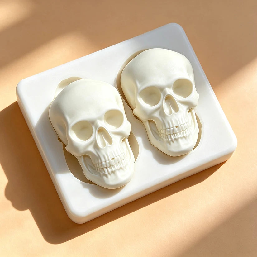 Skull Halloween Silicone Cake Baking Mold Sugarcraft Chocolate Cupcake Resin Tools Fondant Decorating Tools