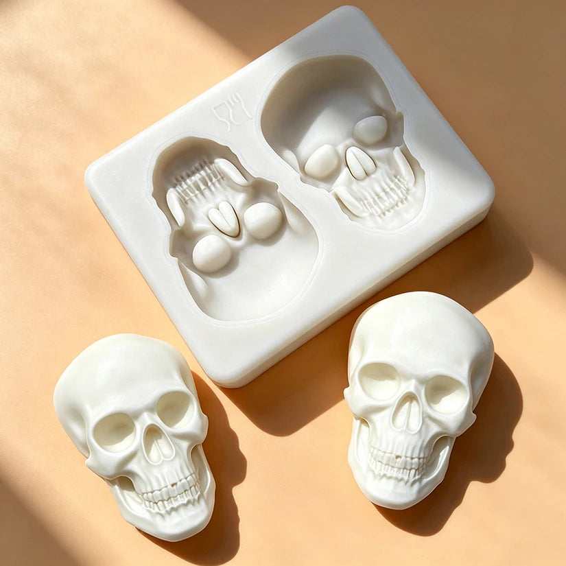 Skull Halloween Silicone Cake Baking Mold Sugarcraft Chocolate Cupcake Resin Tools Fondant Decorating Tools