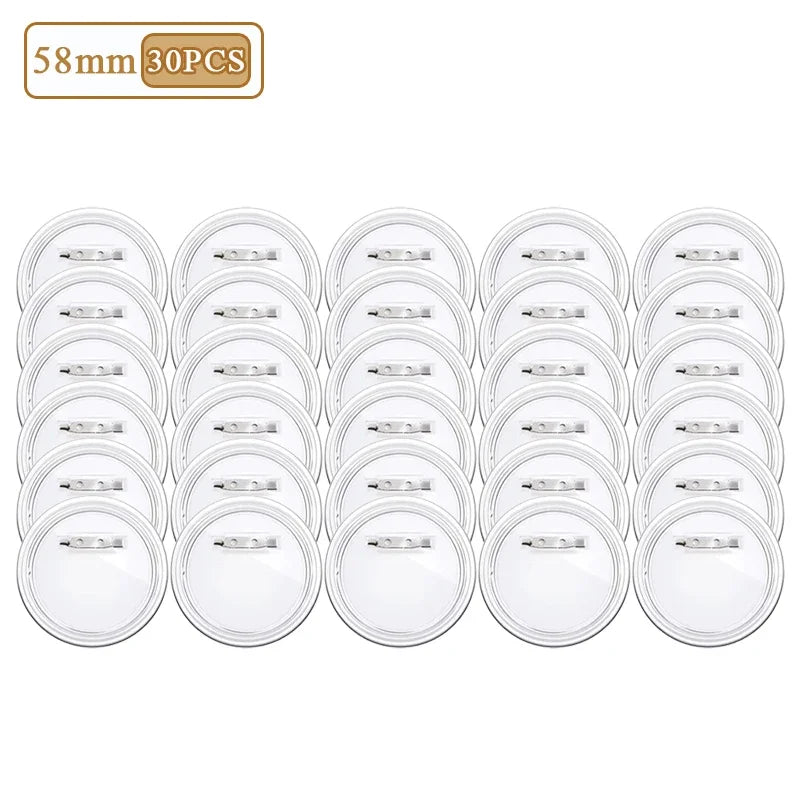 Badge Making Kit Round DIY Pin Button Supplies for Custom Name Tags Brooches Cosplay Party Craft Halloween Gift Christmas Gift