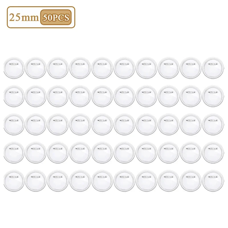 Badge Making Kit Round DIY Pin Button Supplies for Custom Name Tags Brooches Cosplay Party Craft Halloween Gift Christmas Gift