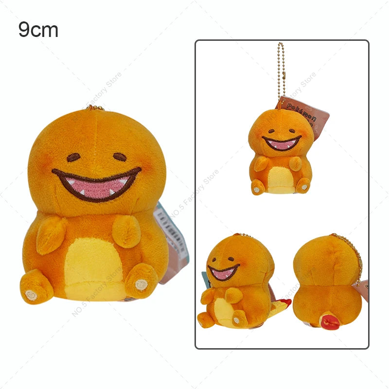 6 Styles Pokemon Gengar Eevee Bulbasaur Squirtle Charmander Plush Doll Backpack Pendant Keychain Stuffed Toy Halloween Gift