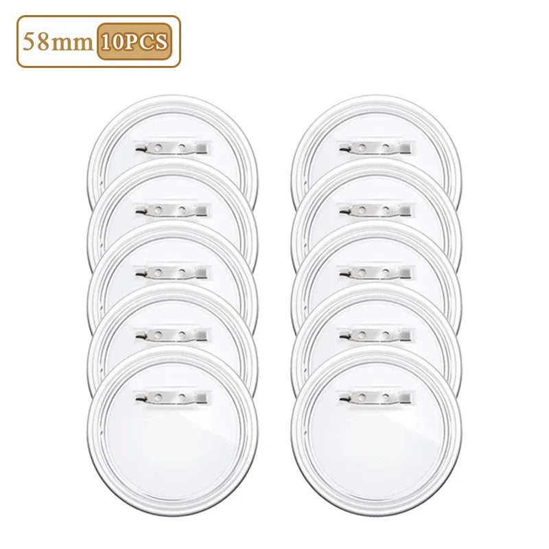 Badge Making Kit Round DIY Pin Button Supplies for Custom Name Tags Brooches Cosplay Party Craft Halloween Gift Christmas Gift