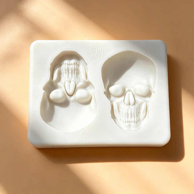 Skull Halloween Silicone Cake Baking Mold Sugarcraft Chocolate Cupcake Resin Tools Fondant Decorating Tools