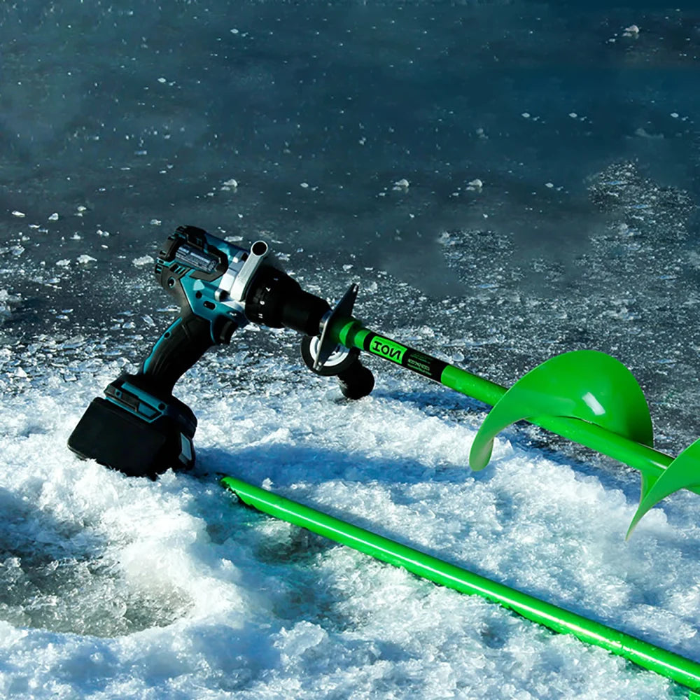 21V Brushless Electric Drill Powerful  320N.M 13mm Impact Cordless Drill Drillable Ice Power Tool  For Ice Fishing