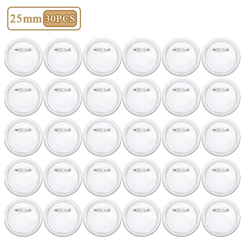 Badge Making Kit Round DIY Pin Button Supplies for Custom Name Tags Brooches Cosplay Party Craft Halloween Gift Christmas Gift
